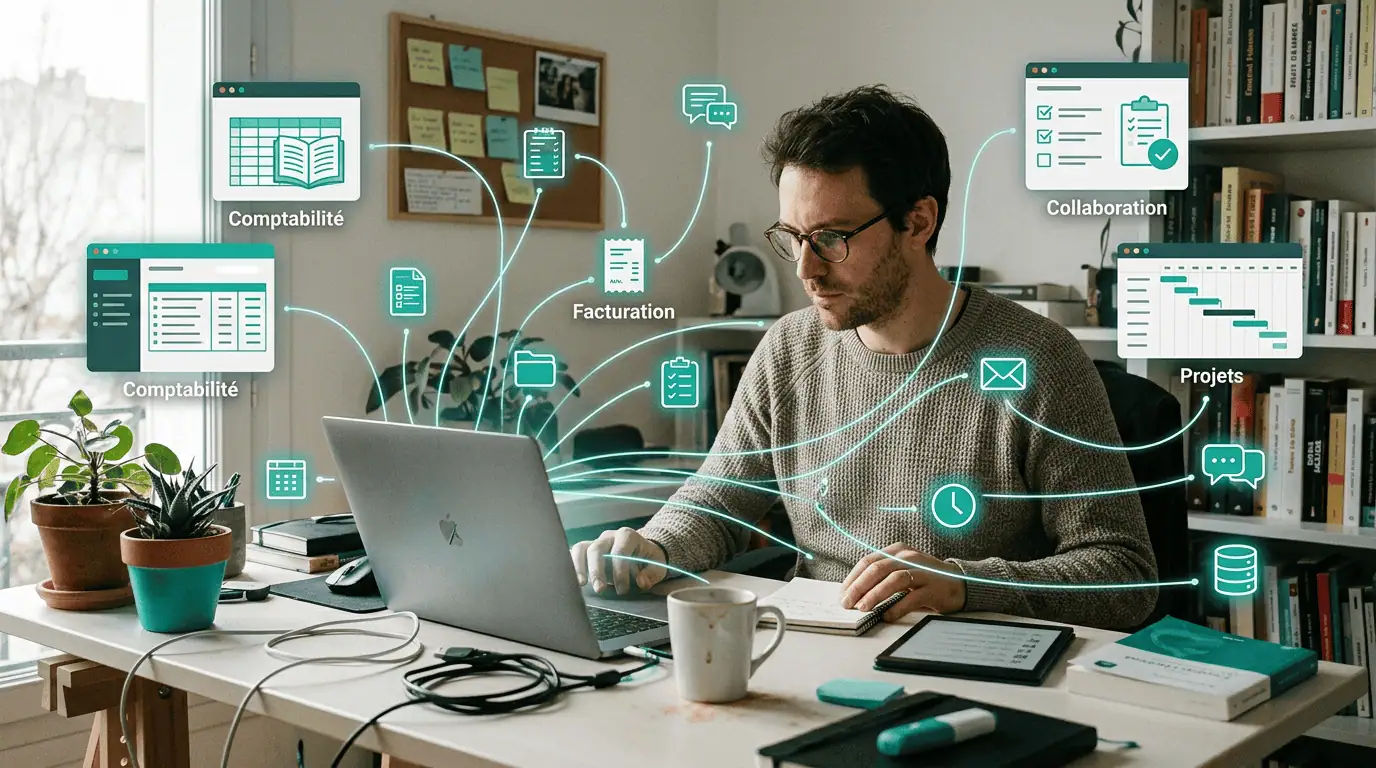 Écosystème d'outils numériques pour freelances au-delà de la collaboration