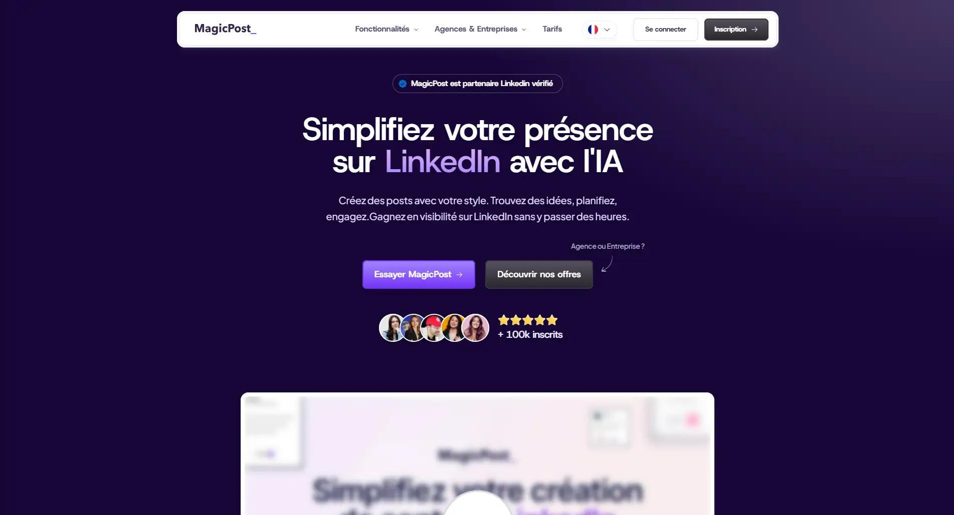 Avis MagicPost 2026 — outil IA pour LinkedIn